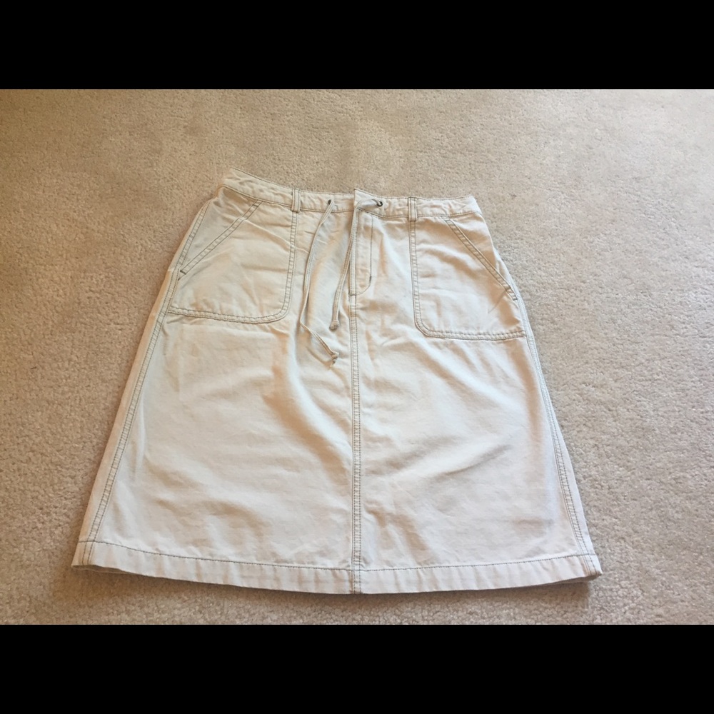 Eddie BauerSkirt PocketsWaist with Drawstring Sz8